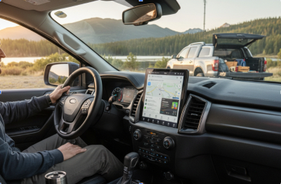 Das mobile B&uuml;ro im Pickup: Vernetzung und Entertainment im Ford Ranger