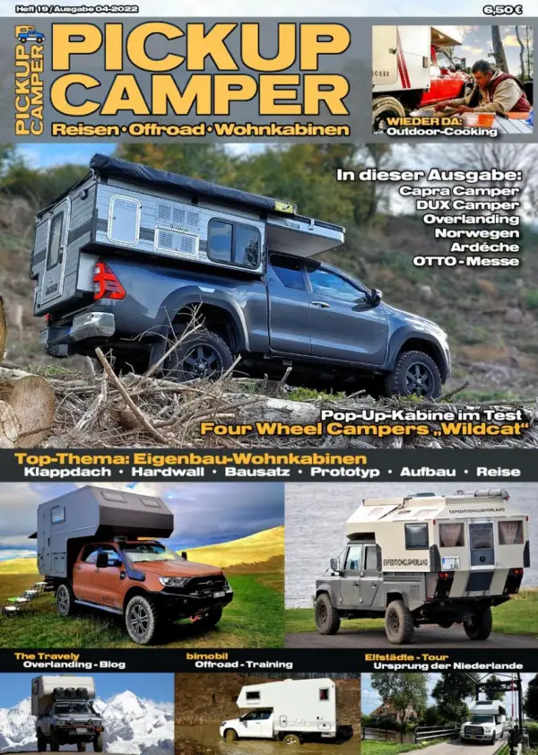 Pickup Camper Magazin Heft 19 / Ausgabe 04-2022