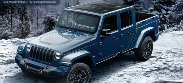 So könnte der neue Jeep Pickup aussehen!