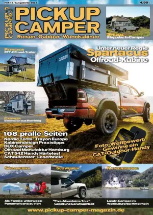 Pickup Camper Magazin Heft 13 / Ausgabe 02-2021