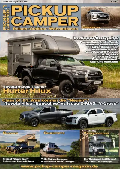 Pickup Camper Magazin Heft 14 / Ausgabe 03-2021